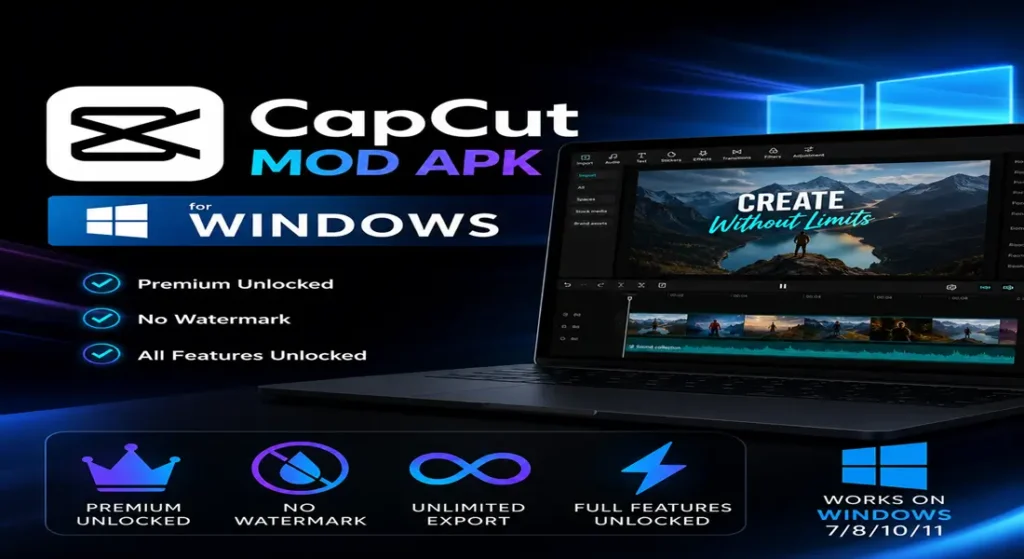 CapCut Mod APK for Windows